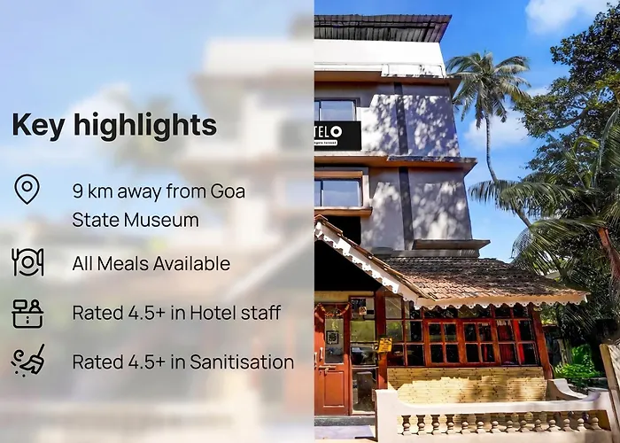 Hotel O Calangute-Baga Crossway Formerly Rustic Village