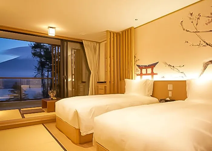 Kumonoue Fuji Hotel Deluxe Room - Mt Fuji View With Open-Air Bath Fujikawaguchiko