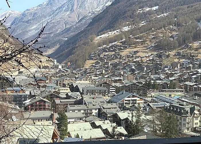 Triftbach - View over Zermatt