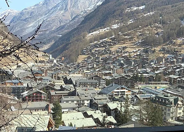Triftbach - View over Zermatt