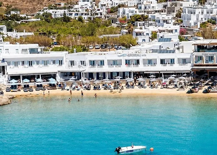 Acrogiali Beachfront Hotel Mykonos Platys Gialos 