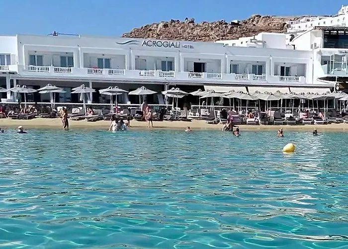 Acrogiali Beachfront Hotel Mykonos Platys Gialos 