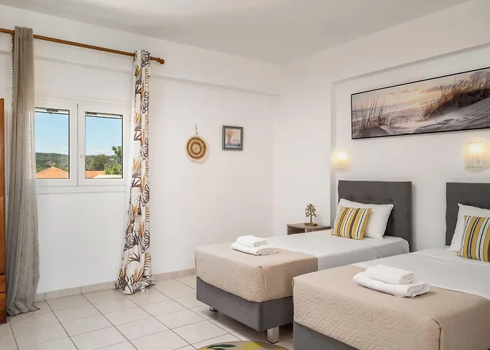 Dora Pool Studios By Konnect,150M From The Beach Agios Georgios 