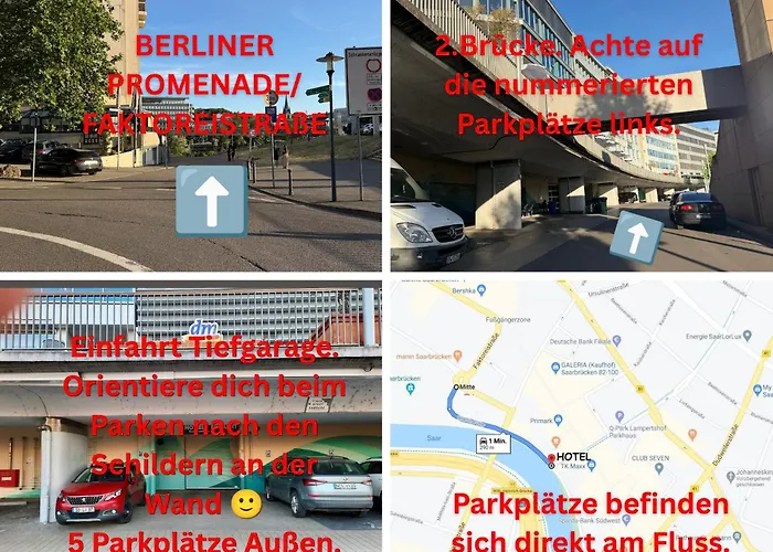 Hotel Stadt Hamburg am Fluss Saarbrücken