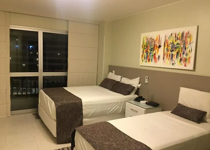 Flat Fusion Setor Hoteleiro Norte com serviço diário de limpeza Brasília