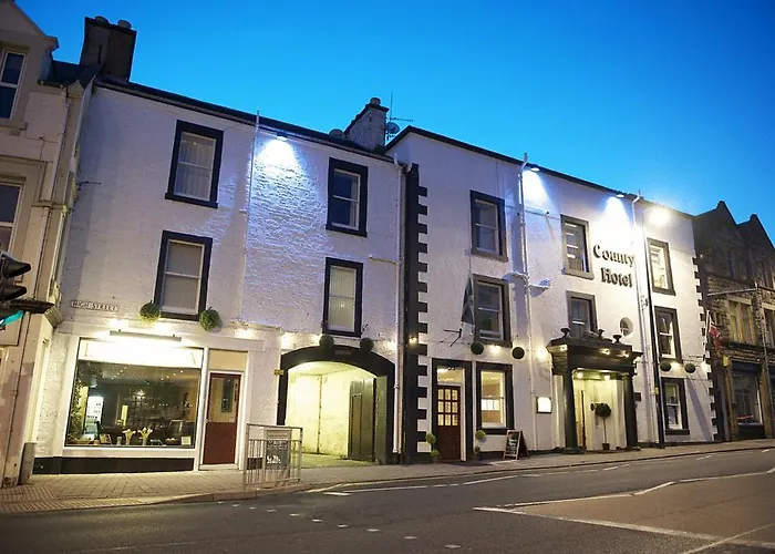 The County Hotel - Self Check-In, Ultra Fast Wi-Fi, Free Parking, Central Location Selkirk