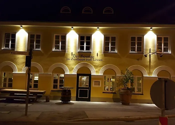 Der Heurige im Gasthaus zum Löwen Freising