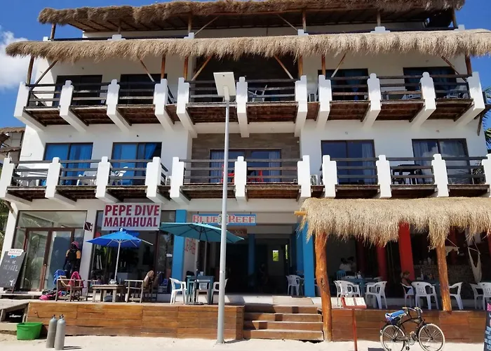 Hotel Blue Reef frente al mar Mahahual