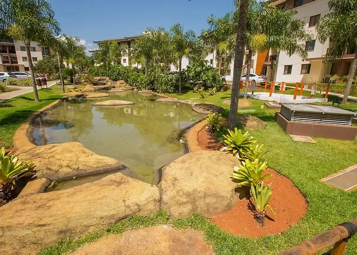 Flat Life Resort com serviço diário de limpeza Brasília